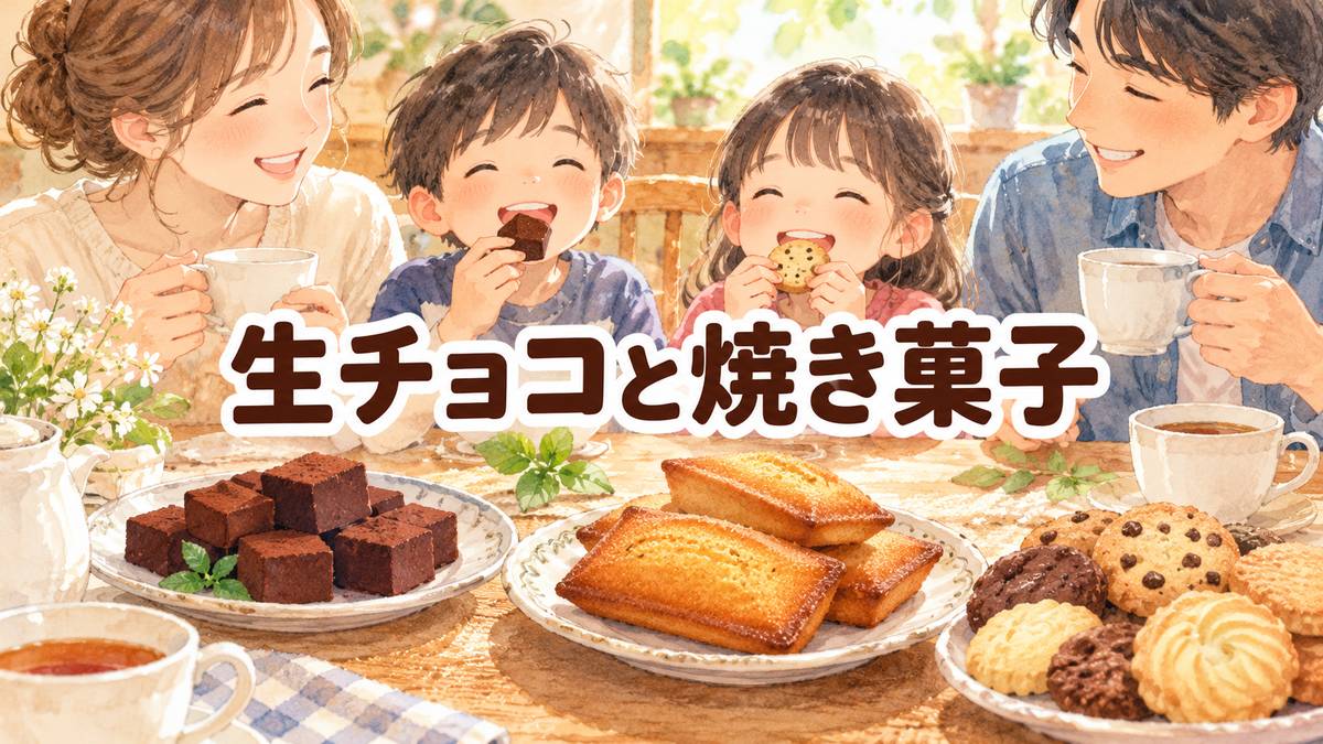 生チョコと焼き菓子