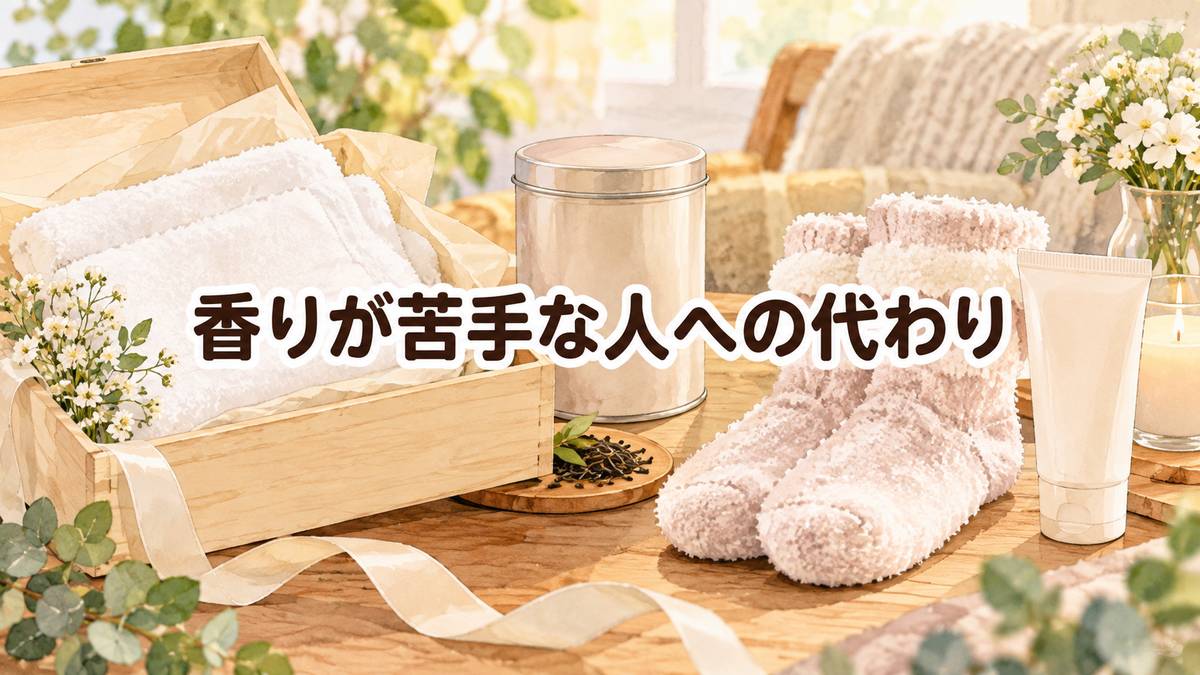 香りが苦手な人への代わり