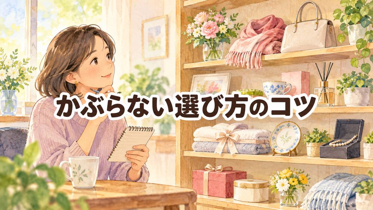 かぶらない選び方のコツ