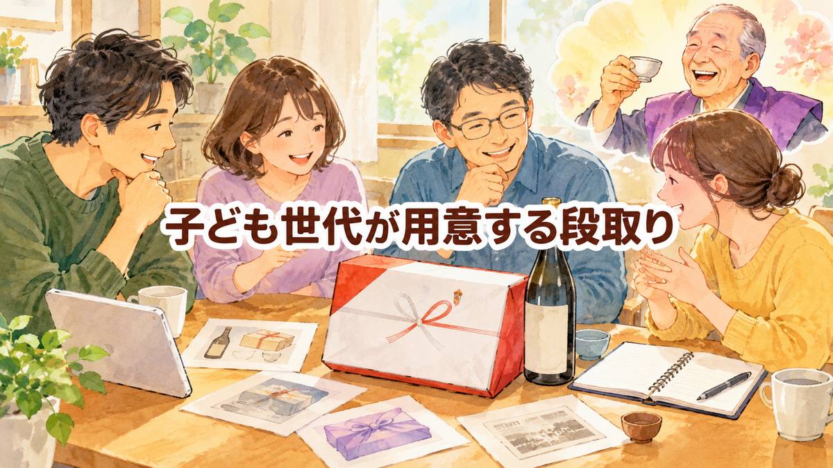 子ども世代が用意する段取り